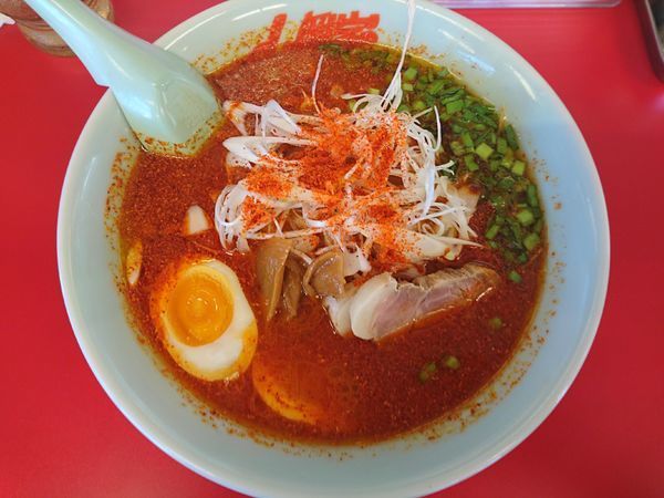 「地獄のウルトラ激辛ラーメン」@山岡家 前橋野中店の写真