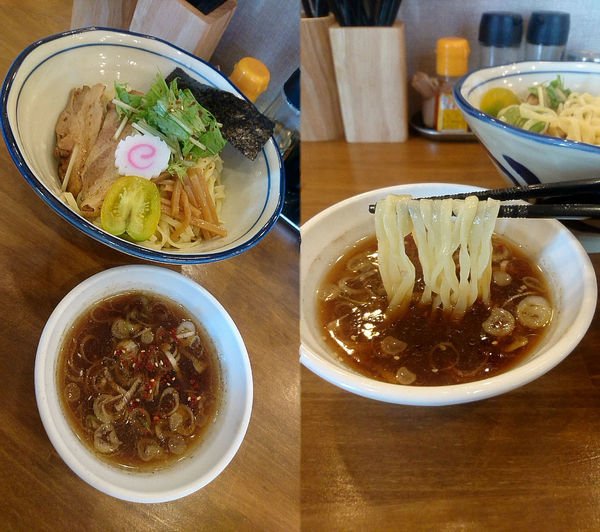 「『冷やしつけ麺+大盛(￥850+100)』」@らーめん 仙松の写真