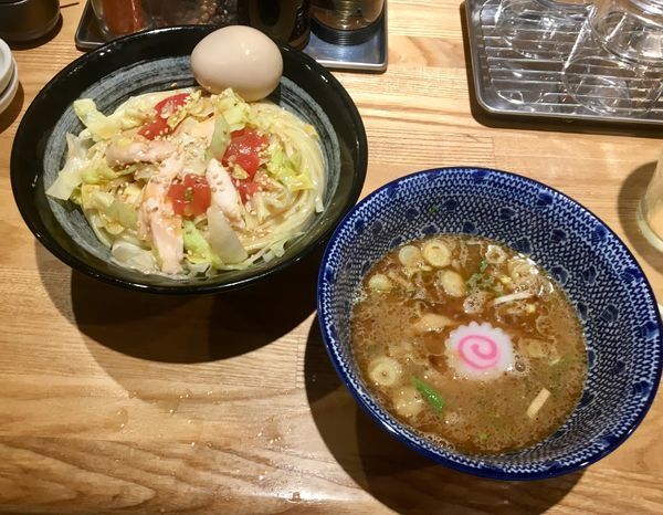 「つけ麺 和え麺（サラダ麺）」@つけ麺 はま紅葉の写真