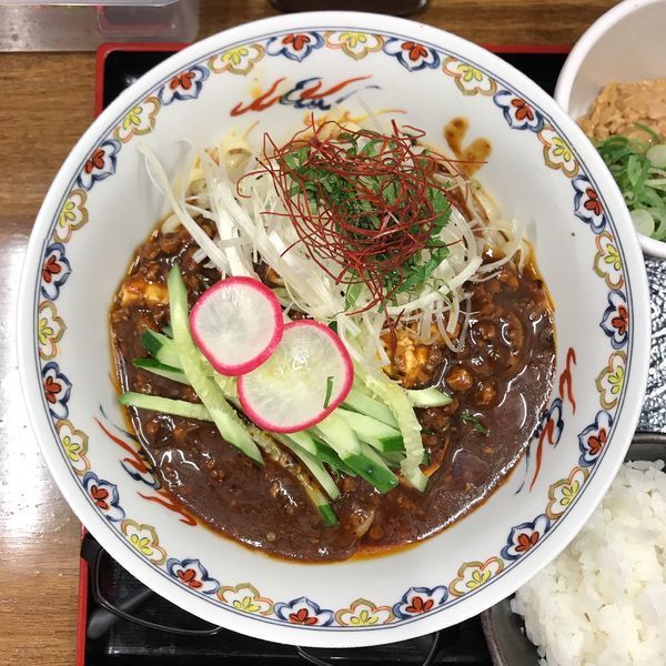 「冷やし麻婆麺」@辛っとろ麻婆麺 あかずきん 蒲田店の写真