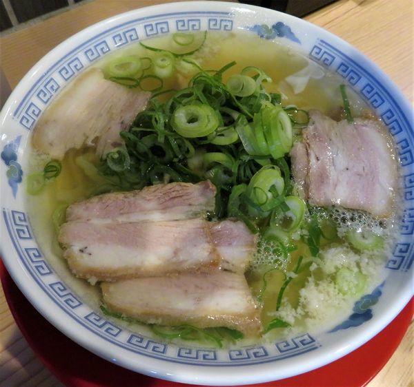 「会津山塩物語＋九条ネギ（900円）」@麺処若武者 ASAKUSA 〜FUKUSHIMA NOODLE STYLE〜の写真