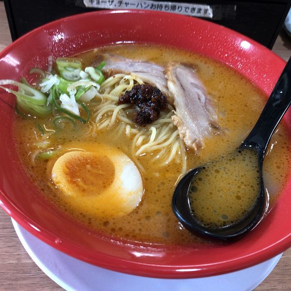 「えび豚骨塩拉麺(750円)」@えび豚骨 真面目の写真