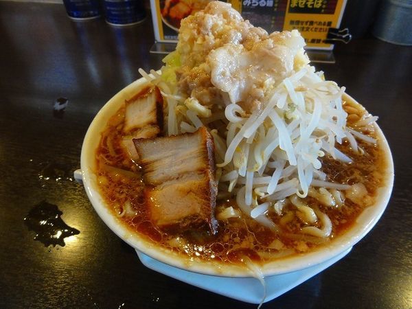 「ラーメン小750円　全増し」@ガツ盛りラーメンみちる屋 南流山店の写真