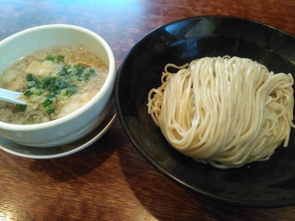 「（夏のつけめん第３弾）背油ニンニク生姜塩つけめん¥800」@麺堂 稲葉の写真