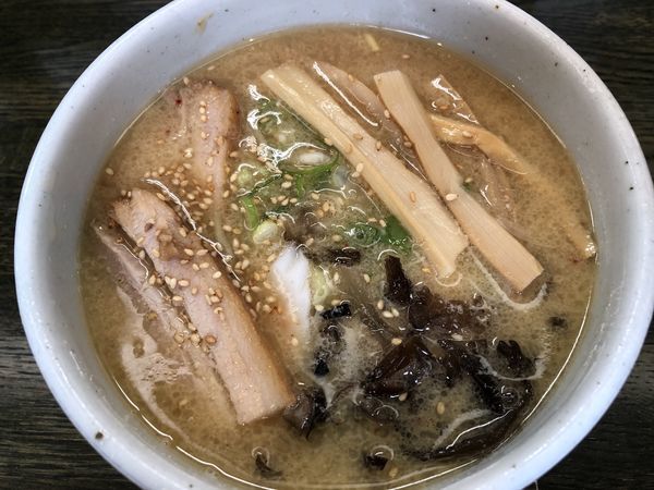 「味噌ラーメン」@らーめん 山頭火 美瑛店の写真