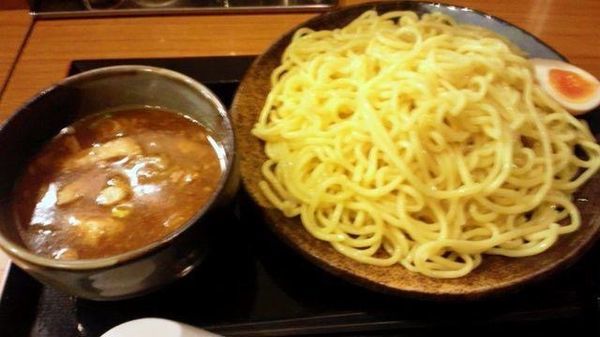 「醤油つけ麺 大盛」@つけ麺屋 のぶなが 北口店の写真