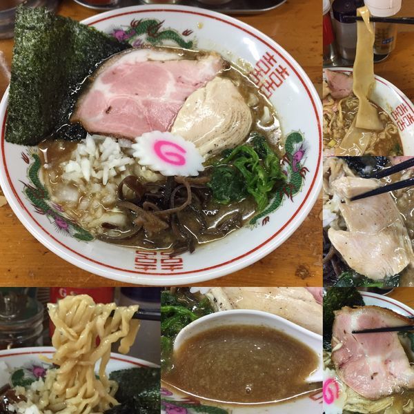 「鯵な漢の煮干そば750円」@口樂の写真