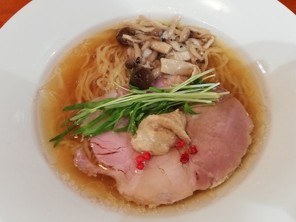 「ポルチーニ香る我飯醤油らーめん」@麺道 わがまんまの写真