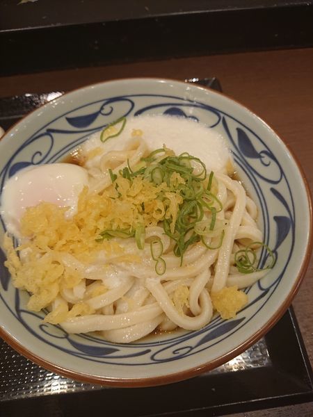 「ひやし温玉ぶっかけ」@丸亀製麺 神田小川町店の写真