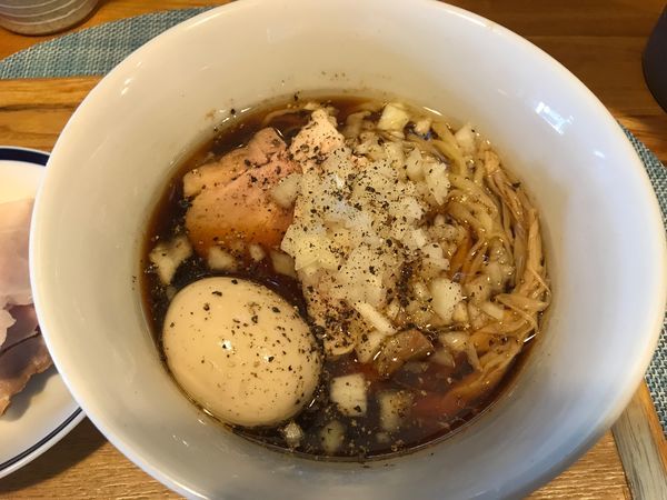 「限定①鶏そば味玉チャーシュートッピング」@中華蕎麦 はざまの写真