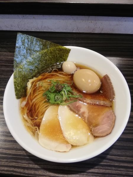 「煮干しトリュフそば　850円」@志奈そば 田なかの写真