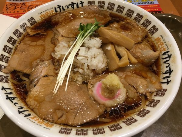 「肉そば」@肉そば けいすけ 東京みーとれあ店の写真