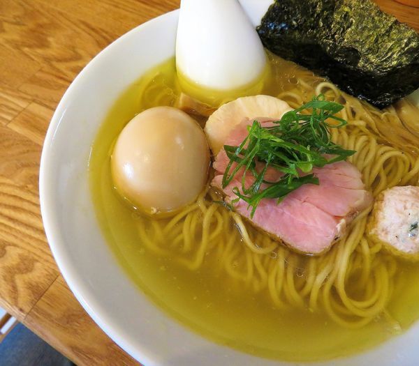 「味玉地鶏塩（850円）」@自家製麺 純の写真