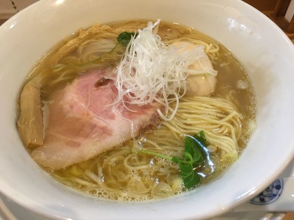「三位一体＋味付け玉子＋鶏おろしポン酢丼」@中華そば 大井町 和渦の写真
