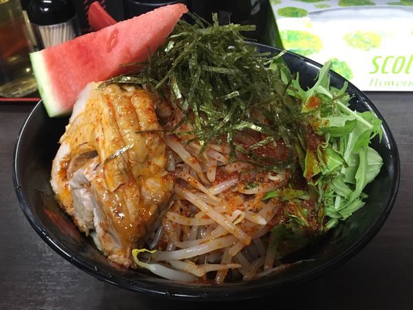 「旨辛冷やし中華＋チャーシュー」@元祖旨辛系タンメン 荒木屋の写真