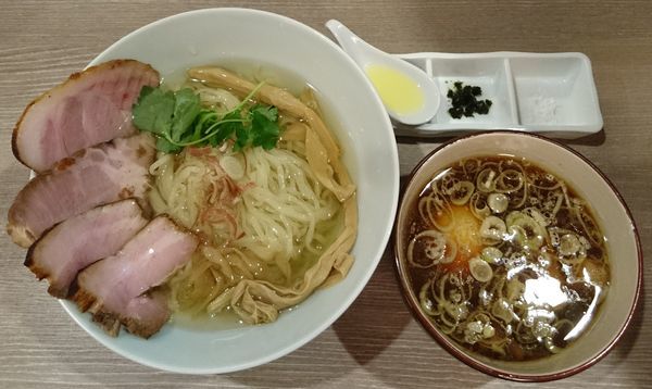 「特製昆布水つけ麺【醤油】」@中華そば 和渦 TOKYOの写真