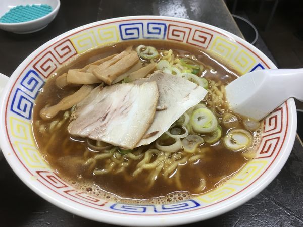 「あっこく(ちぢれ麺)＋納豆」@長尾中華そば 青森駅前店の写真