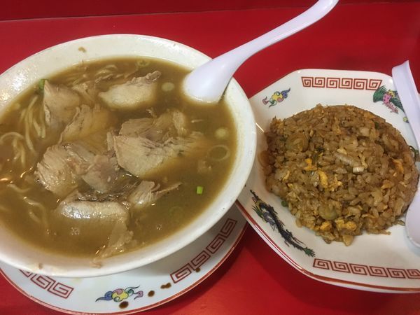 「中華そば（並）セット」@末廣ラーメン本舗 秋田駅前分店の写真