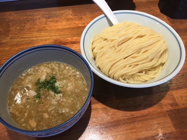 「塩つけ麺¥800+豚ニンニク¥100」@めいげんその写真