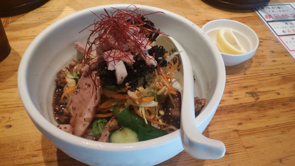 「鴨冷やし中華フォアグラがけ」@満鶏軒の写真