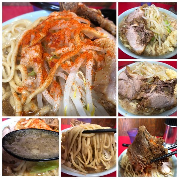 「ラーメン 750円 ニンニクアブラ」@ラーメン二郎 新潟店の写真