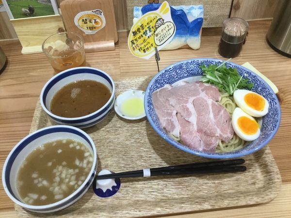 「特製尾鷲和風しおつけ麺(¥850)」@尾鷲しおラーメン モクモクしお学舎の写真