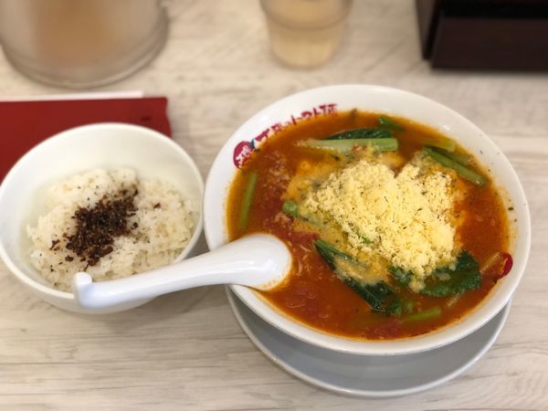 「太陽のチーズラーメン」@太陽のトマト麺 上野広小路支店の写真