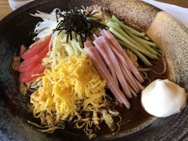 「冷やし中華　￥８００」@めん喰い屋の写真