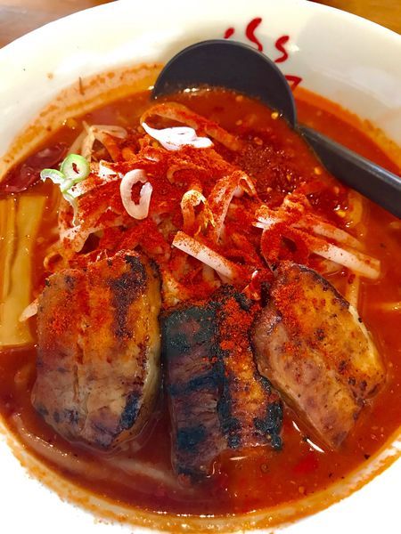 「鬼辛みそらーめん850円」@麺や 松の写真