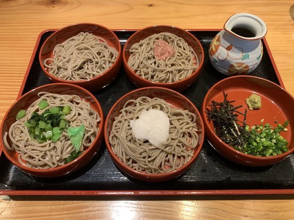「三色割子1050+一枚300円＝1350円」@手打ち日本蕎麦 松平の写真