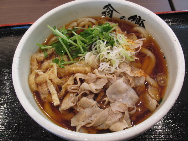 「肉うどん（温）」@翁の郷の写真