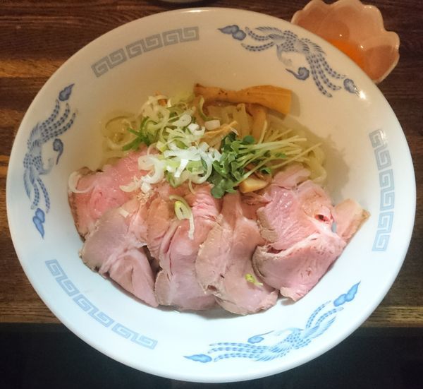 「油そば+肉増し+生玉子+生ビール」@燦燦斗の写真