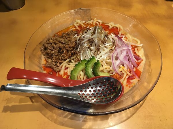 「～煮干し香る～冷やし担担麺＋半ライス」@麺屋 翔 品川店の写真