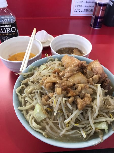 「ラーメン(ヤサイ、アブラ)」@ラーメン すくえ屋の写真