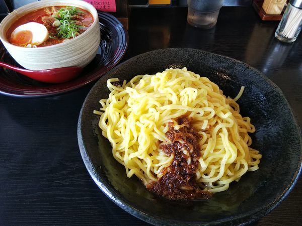 「【限定】辛シビたれ味噌つけ麺　（特盛３８０ｇ：同価格）」@ハルピン味噌らーめん 雷蔵の写真