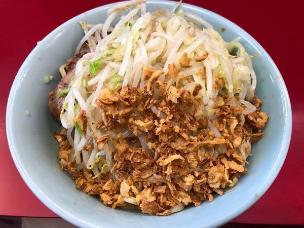 「冷たい汁なし」@ラーメン二郎 中山駅前店の写真