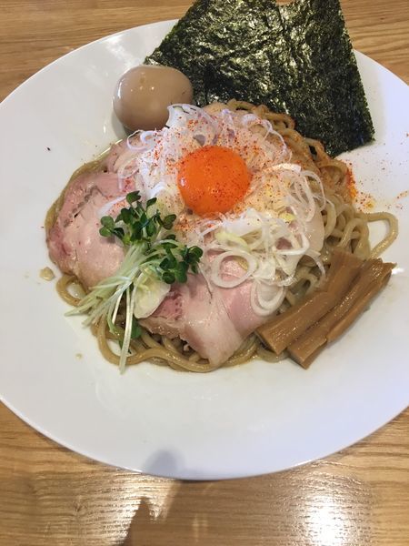 「油そば」@自家製麺ばくばくの写真