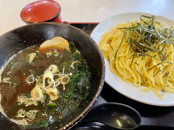 「ワカメつけ麺」@玉も亭 岩槻店の写真