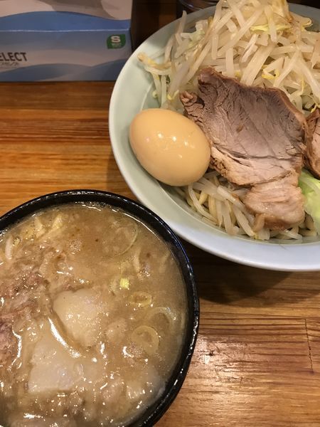 「つけ麺、ヤサイ、アブラ」@ラーメン盛太郎の写真