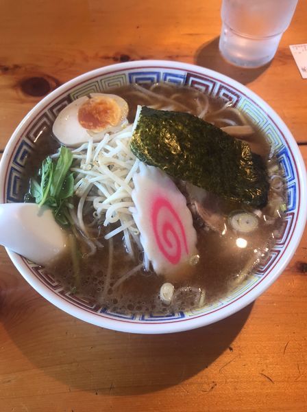 「特支那そば 正油 中太麺」@赤坂屋 高崎中居店の写真