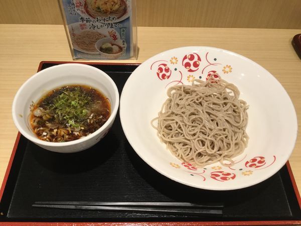 「【期間限定】海苔つけ蕎麦(¥480)」@いろり庵きらく 宇都宮店の写真