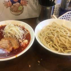 辛いつけ麺 ニンニク増し