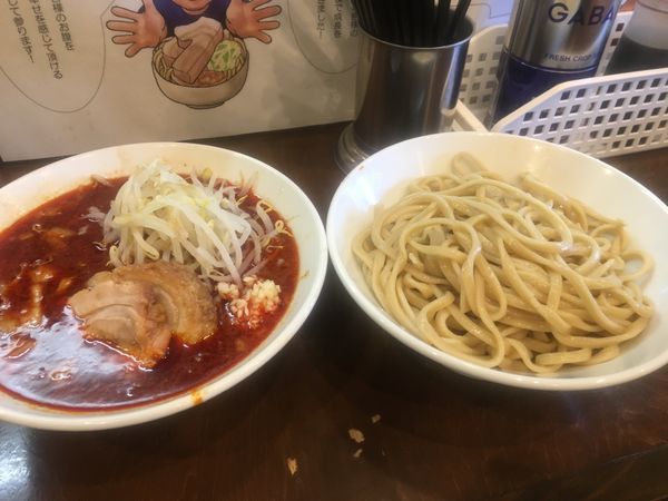 「辛いつけ麺 ニンニク増し」@麺屋 歩夢の写真