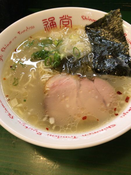 「ミニ通堂うま塩ラーメンおんな味 570円」@琉球新麺 通堂 横浜ラーメン博物館店の写真