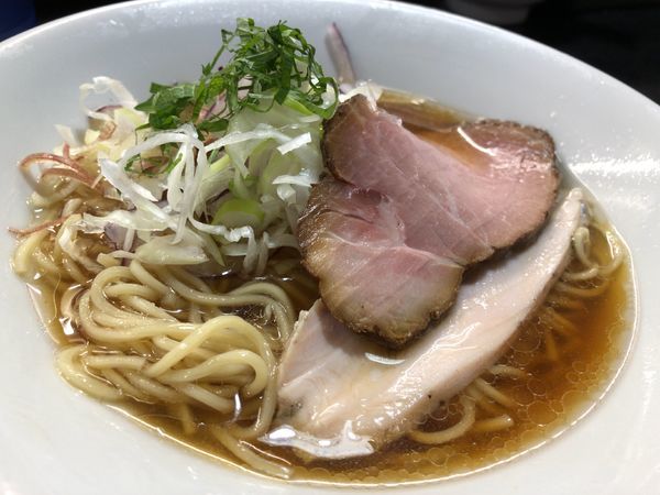 「冷やしそば(醤油) 800円 冷やし和え玉 200円」@麺処 晴の写真