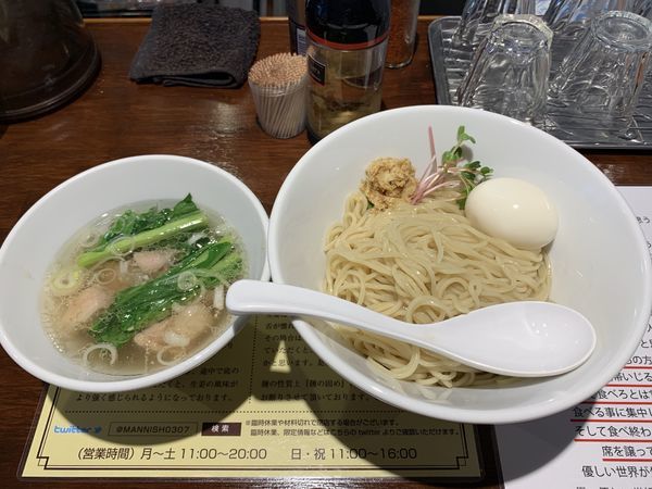 「塩しょうがつけ麺」@塩生姜らー麺専門店MANNISHの写真