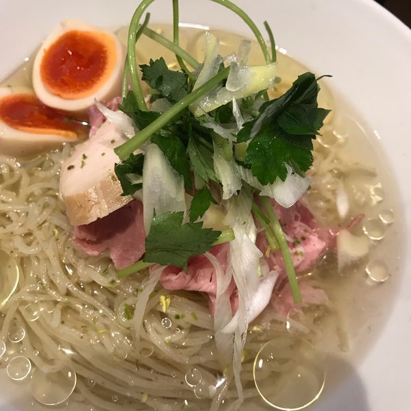 「山椒の冷やしラーメン(1,050円)」@八咫烏の写真