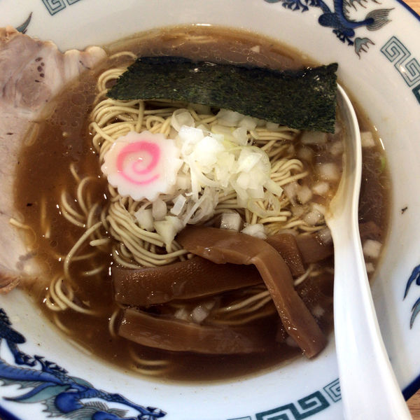 「肉入り中華そば　700円」@ツバメヤの写真