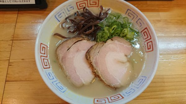 「こってり豚骨ラーメン 778円」@とんこつラーメン 博多屋台の写真