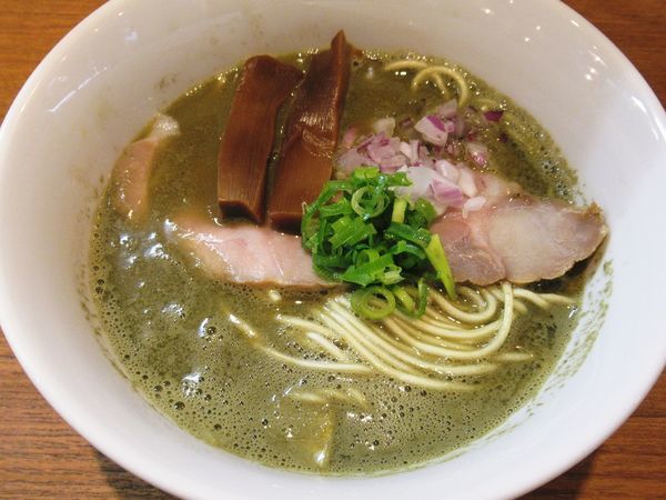 「濃厚煮干そば（800円）」@鶏そば 煮干そば 花山の写真